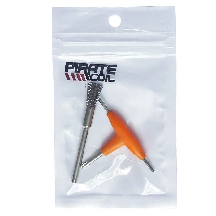 Factory supplied PIRATECOIL RDA cleaning brush DIY tool t shape Multi-function mini screwdriver kit