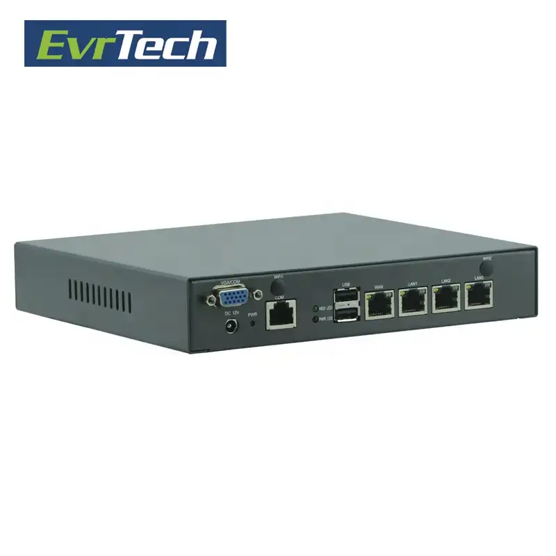 D525 Настольный сетевой маршрутизатор pfsense брандмауэр мини ПК linux 4 LAN брандмауэр сервер