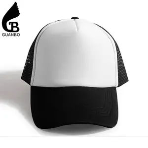 Gorra de camionero de espuma térmica con Logo, gorro de camionero de alta calidad con estampado a granel, color blanco, 6 paneles, Oem