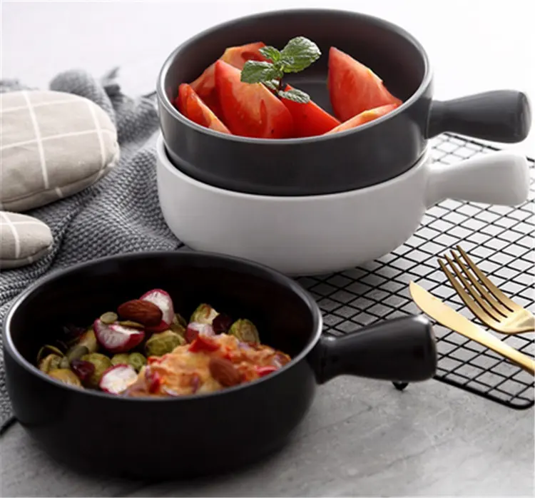 Круглая Корейская керамическая посуда с керамическим покрытием для ресторана, кухни