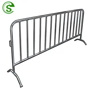 Galvanizli paslanmaz çelik boru kullanılan konser kalabalık kontrol bariyeri satılık - Product Image 1