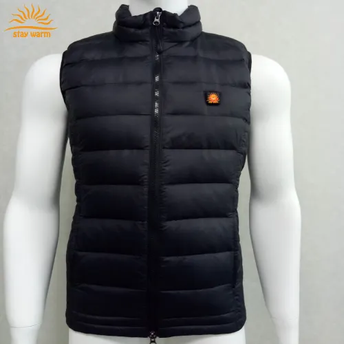 Trending products heat reflective lining heated vest for outdoor camping hiking