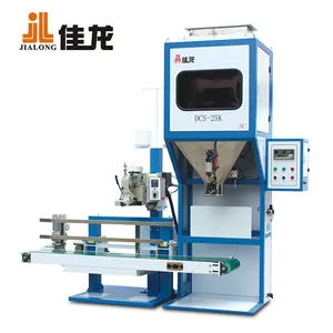 5-50KG pvc/plastic granule packing machine with sewing machine and conveyor