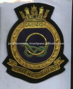 Écussons de broderie d'insigne brodé sur fil de lingot avec logo personnalisé en gros - Product Image 2