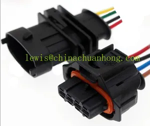 4 Forma de sellado de 2,8mm para Bosch estilo o conector Pigtail 1 928 de 403 de 736 GM LS1 LSX arnés de cableado de fábrica