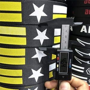 Alta calidad al por mayor de tejer grogrén (ligamento tafetán impresión tejida <span class=keywords><strong>cinta</strong></span> para DIY accesorios de prendas de vestir y correas de la banda para el collar de perro - Product Image 2