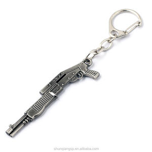 <span class=keywords><strong>CSGO</strong></span> vũ khí súng Keychain CF AK47 M4A1 Súng chế độ Mặt dây chuyền móc chìa khóa vòng chìa khóa cho men's Quà Tặng kích thước 6cm - Product Image 3