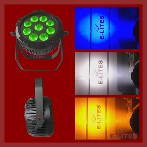 9*18W RGBWA + UV 6 In1 Pin Không Dây Dmx Waterproof Led Slim Par Light IP65 - Product Image 4