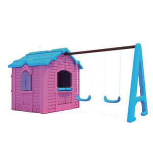 Balançoire populaire en plastique pour bébés et enfants, avec <span class=keywords><strong>toboggan</strong></span>, pour l'intérieur et l'extérieur - Product Image 5