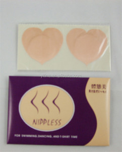 Good Selling in <strong>Japan</strong> One-off Used Satin Fabric <strong>Nipple</strong> Covers for Women