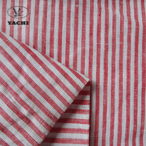 Tela de lino <span class=keywords><strong>100</strong></span> suave tejida con patrón de última moda de alta calidad - Product Image 1
