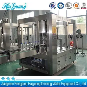 Buena calidad chino haiguang sabor máquina embotelladora de agua