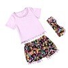 Bebé de la manera del diseño del algodón del pom pom ropa corta tienda de ropa de las muchachas que niño - Product Image 4