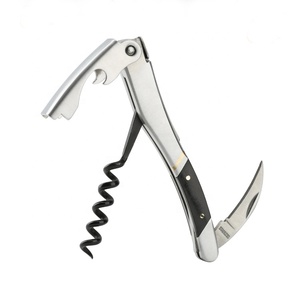 <span class=keywords><strong>Tire</strong></span>-bouchon professionnel tout-en-un <span class=keywords><strong>Laguiole</strong></span>, ouvre-bouteille à vin en acier inoxydable 420, manche en bois d'ébène, finition satinée - Product Image 2