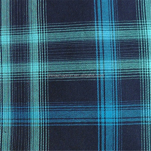 Venta al por mayor de tela de cuadros teñida de hilo <span class=keywords><strong>grande</strong></span> para camisa de hombre excedente de stock lote de estilo de sarga textil tejido - Product Image 2