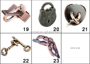 Kiểm Tra Tâm Trí Trò Chơi <span class=keywords><strong>Brain</strong></span> Teaser Kim Loại Đúc Câu Đố Cổ Điển Cao <span class=keywords><strong>IQ</strong></span> Đồ Chơi Cho Trẻ Và Già - Product Image 5