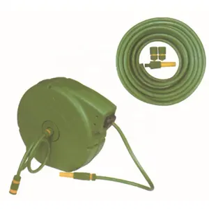Utility automatic hose reel cart for Gardens & Irrigation