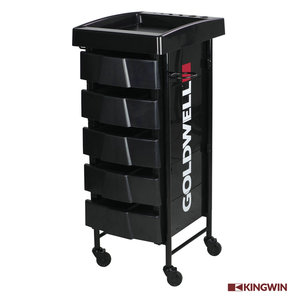 Carrito <span class=keywords><strong>de</strong></span> salón <span class=keywords><strong>de</strong></span> belleza <span class=keywords><strong>de</strong></span> plástico, <span class=keywords><strong>de</strong></span> lujo, negro, asistente Personal Real, estilista - Product Image 1
