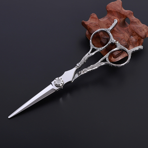 Tesoura de corte de cabelo, design exclusivo, lâminas de espada, tesoura de aço japonês ms003