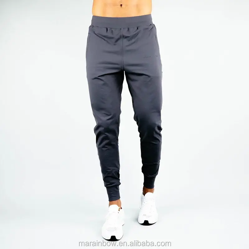 Dark Grey Mens Track Pants Outdoor OEM Premium Jogger Casual Jogger Pants Wholesale Active Gym Fit Jogger