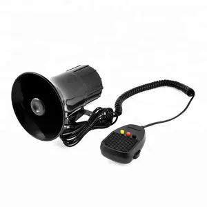 12V 3 Tone Luide Sirene Auto Security Alarm Hoorn Controller Kit W Mini Speaker