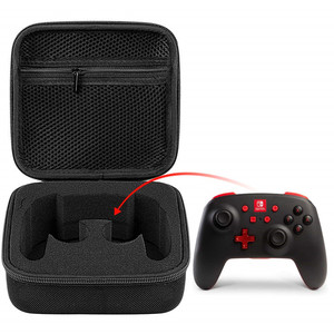 Hộp Đựng Bảo Vệ Lưu Trữ Túi Đựng Túi Cứng Bộ Điều Khiển Chuyển Đổi Kiểu Gamecube Không Dây <span class=keywords><strong>EVA</strong></span> Cho Powera Black, V. V. AOYE - Product Image 4