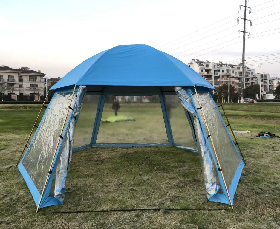 Abrigo esportivo, clima tenda, CZX-315 pvc tela dome mountain view tenda, visão ver pvc barraca, visão