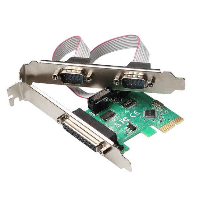 Factory Sale Directly PCI - E to Two Serial Driver and One Parallel Converter Card with CH382L