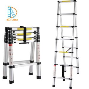 Escalera Telescópica Portátil de Aluminio Independiente - Product Image 1