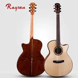 エレキギターアコースティックプロ手作りソリッドギター41インチ高品質
