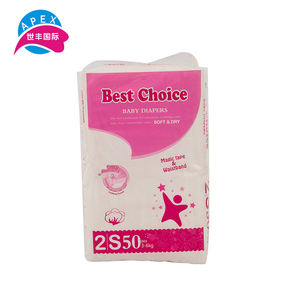 Mejor Precio tela no tejida respirable desechable del pañal del bebé suave con cinta mágica - Product Image 1