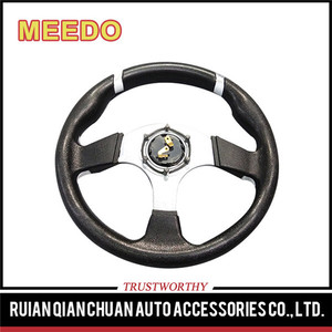 Durable usando precio bajo plana negro habló volante - Product Image 1