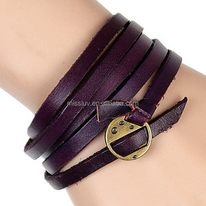 <span class=keywords><strong>Bracelet</strong></span> en <span class=keywords><strong>cuir</strong></span> véritable haut de gamme avec inscription estampée, <span class=keywords><strong>bracelet</strong></span> en <span class=keywords><strong>cuir</strong></span> de vache à 5 couches avec inscription estampée - Product Image 4