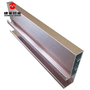 Poignée en extrusion en aluminium pour armoire de cuisine, fabrication chinoise de qualité supérieure pour vitres