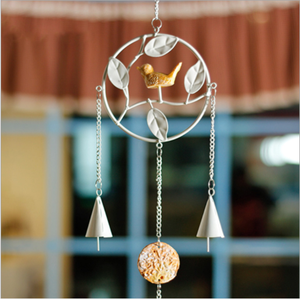 2018 del metal al por mayor pájaro colgando campanas eólicas accesorios para el hogar artículos de decoración - Product Image 4