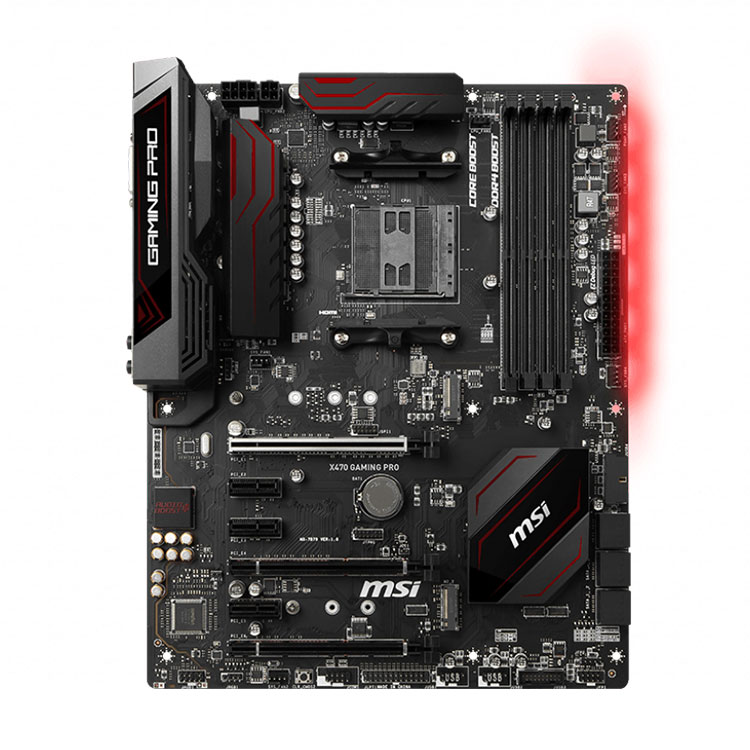 中古 MSI AMD X470 GAMING PRO 64GB DDR4 AM4 ATX デスクトップ