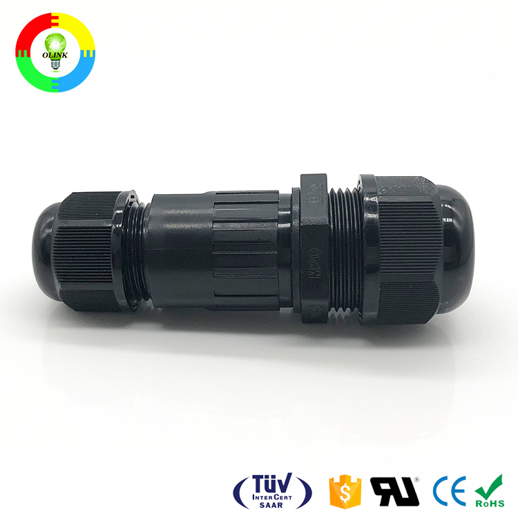 Olink alto nivel impermeable 2 pin cable eléctrico enchufe conector IP67