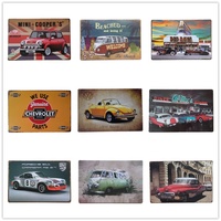 Letrero de Metal personalizado para estacionamiento de coche, cartel Vintage, placa Retro, logotipo de marca de gasolina, placa de Metal, señal Retro de estaño para habitación de casa