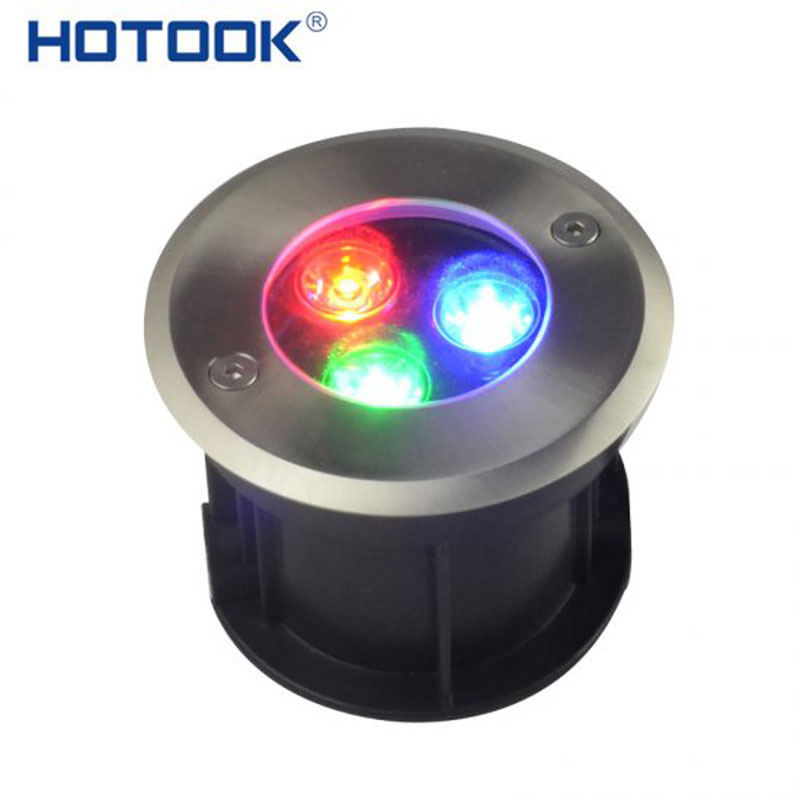 RGB, 12 В, 24 В, IP68, подземная Светодиодная лампа