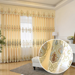Factory <strong>Curtain</strong> Fabrics <strong>Turkey</strong> Embroidered OEM 100% Polyester <strong>Curtain</strong> - Product Image 5