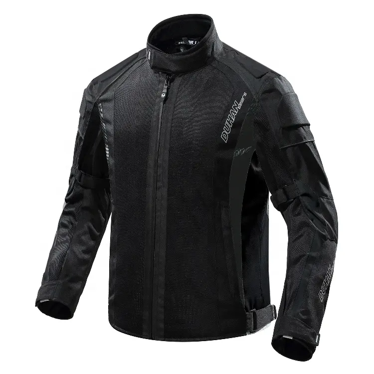 DUHAN Motorcycle Jacket 2019 New Design Summer Breathable Riding Jacket Motorbike With Removable CE Protectors