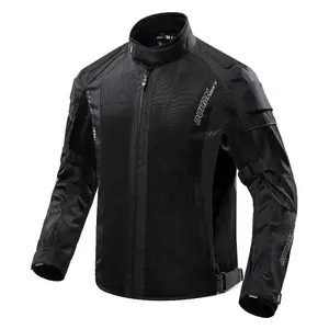 Veste de moto respirante pour hommes, DUHAN améliorée, nouveau Design pour été, protection CE amovibles