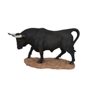 促销升华动物雕像树脂动物人物公牛雕塑