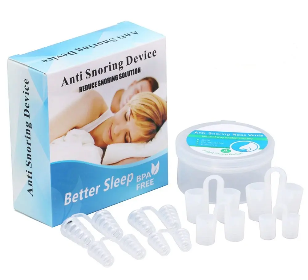 Anti Snoring Devices Nose Vents Stop Snoring Sleep Aid Snore Reducing for Sleep Better