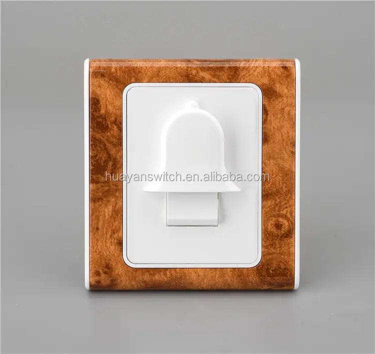 नवीनतम डिजाइन निविड़ अंधकार पुश बटन विद्युत घंटी स्विच दरवाजे की घंटी