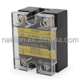 SSR monofásico relé de estado sólido a prueba de Vibraciones SSR-DA/60A con cubierta de seguridad para Uso Industrial Automático - Product Image 1