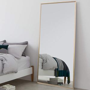 Espejo de Cuerpo Entero con Marco de Aleación de Aluminio, Espejo de Pie Personalizado de Vidrio Contemporáneo para Baño y Dormitorio - Product Image 4