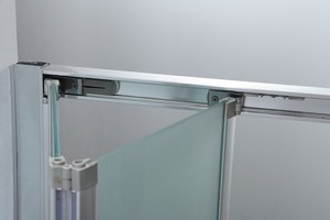 <span class=keywords><strong>Porta</strong></span> <span class=keywords><strong>Doccia</strong></span> Pieghevole KD3207C con Vetro Spesso 6mm, Telaio e Piatto in Pietra Artificiale - Product Image 4