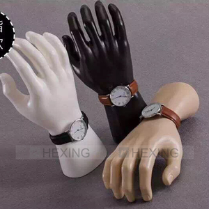 Reloj de pulsera para hombre, mano, Torso, maniquí de plástico barato