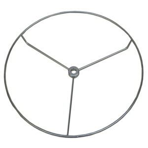 금속 그늘 링 라운드 램프 그늘 와이어 프레임 조명 액세서리 - Product Image 1